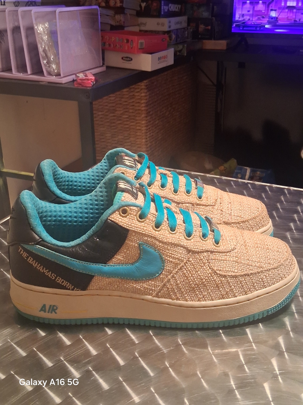 Nike Air Force 1 Premium Low 07 Thompson Original Six Sneakers Bahamas Born